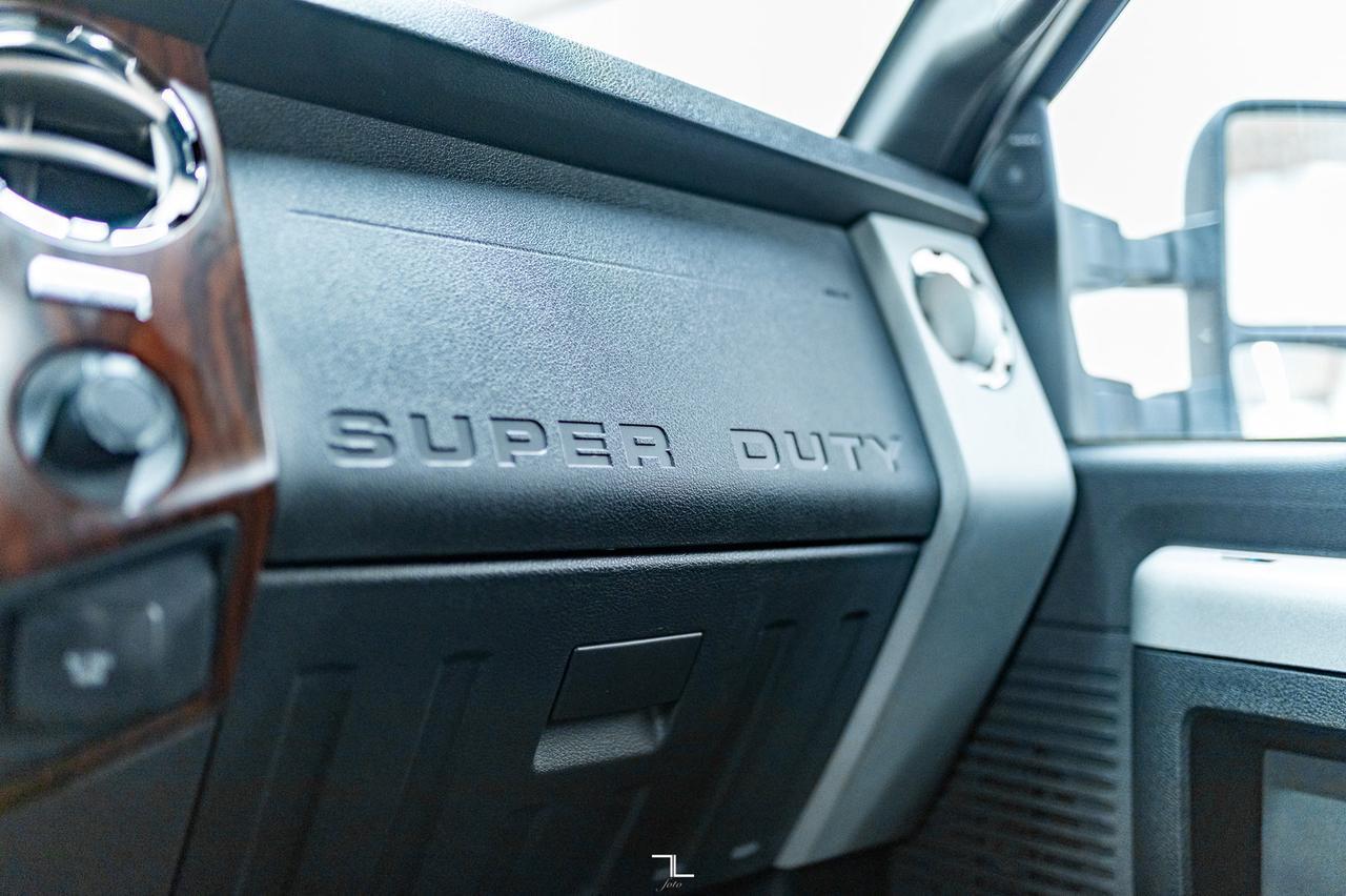 2015 Ford F-350 4x4 Crew Cab Lariat FX4 Diesel Leather Roof Nav BCam Red Deer AB