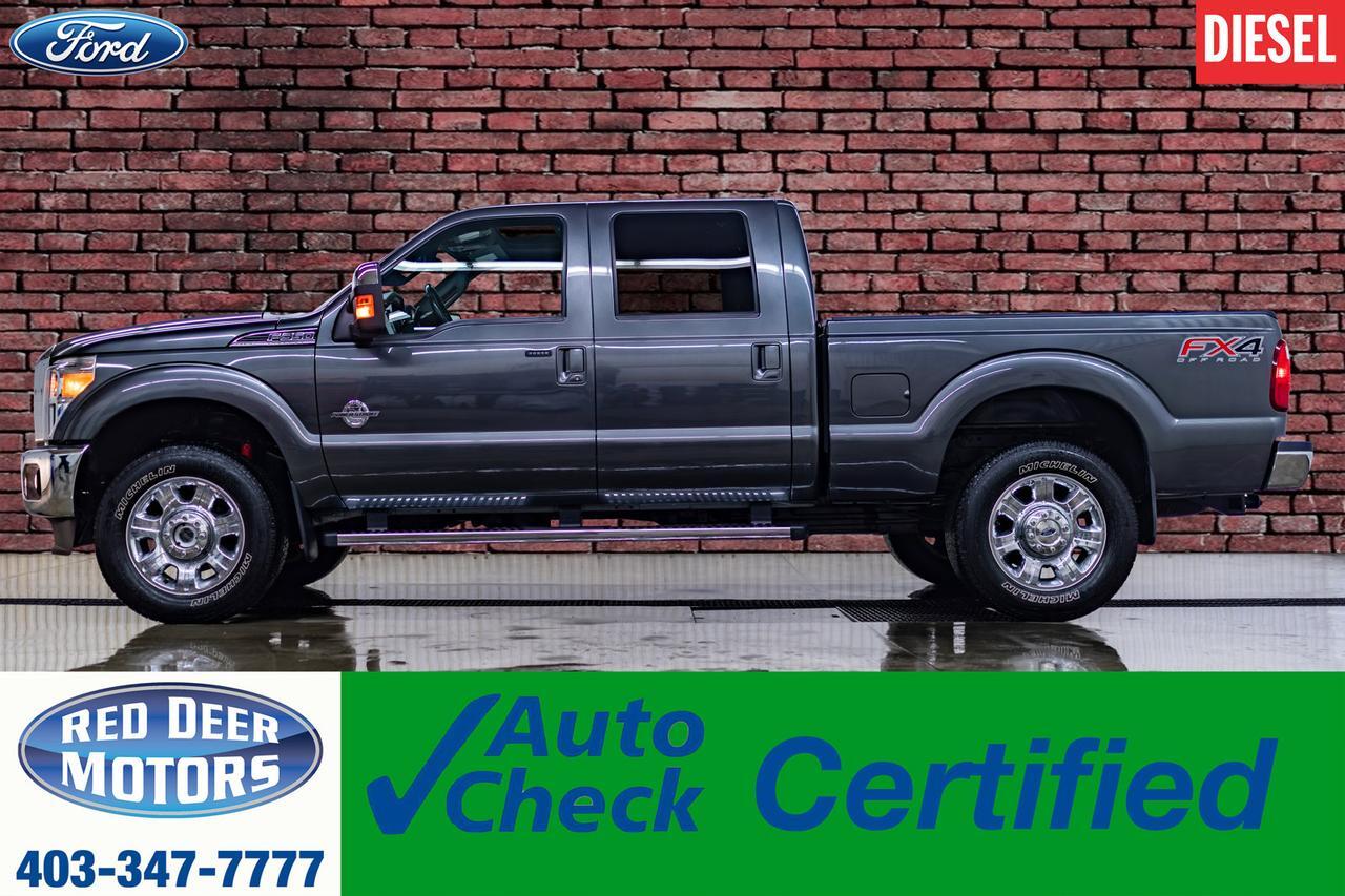 2015 Ford F-350 4x4 Crew Cab Lariat FX4 Diesel Leather Roof Nav