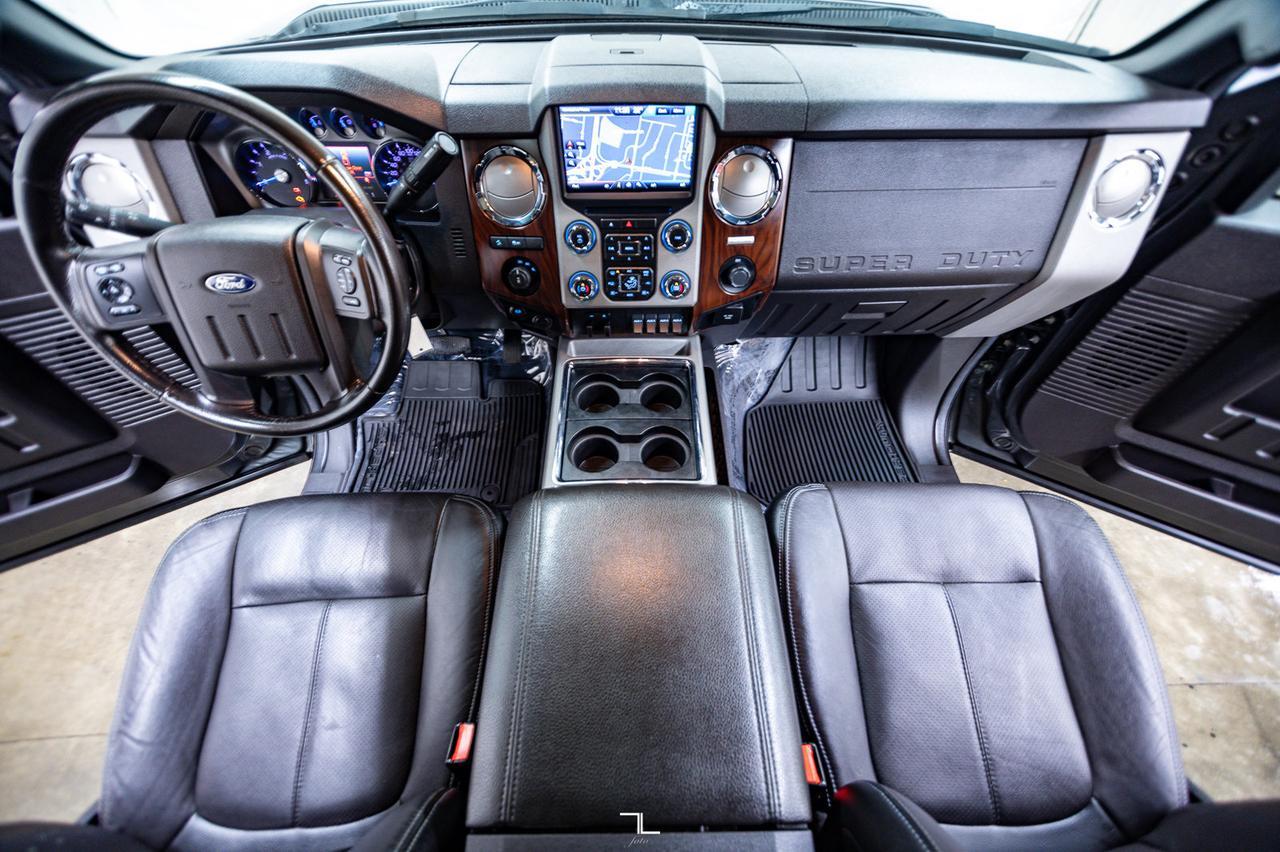 2015 Ford F-350 4x4 Crew Cab Lariat FX4 Diesel Leather Roof Nav Red Deer AB