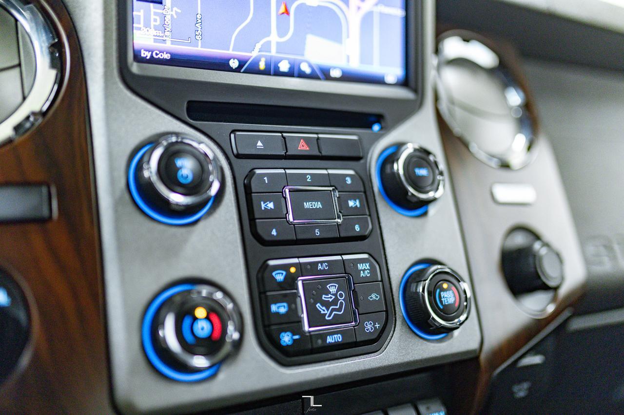 2015 Ford F-350 4x4 Crew Cab Lariat FX4 Diesel Leather Roof Nav Red Deer AB