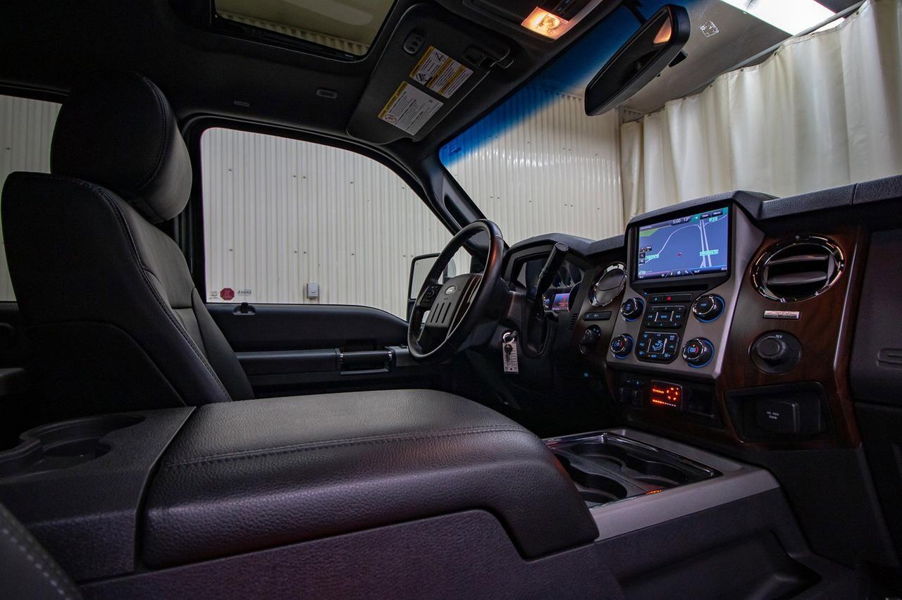 2015 Ford F-350 4x4 Crew Cab Lariat FX4 Diesel Leather Roof Nav Red Deer AB