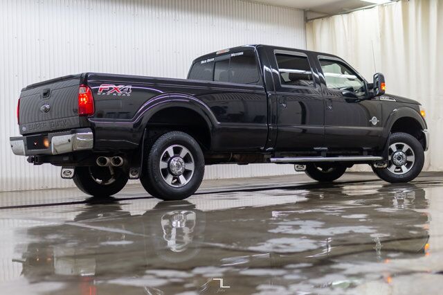 2015 Ford F-350 4x4 Crew Cab Lariat Longbox Leather Roof Nav BCam Red Deer AB