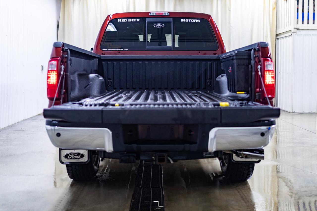 2015 Ford F-350 4x4 Crew Cab Lariat Ultimate Diesel Leather Roof Nav Red Deer AB