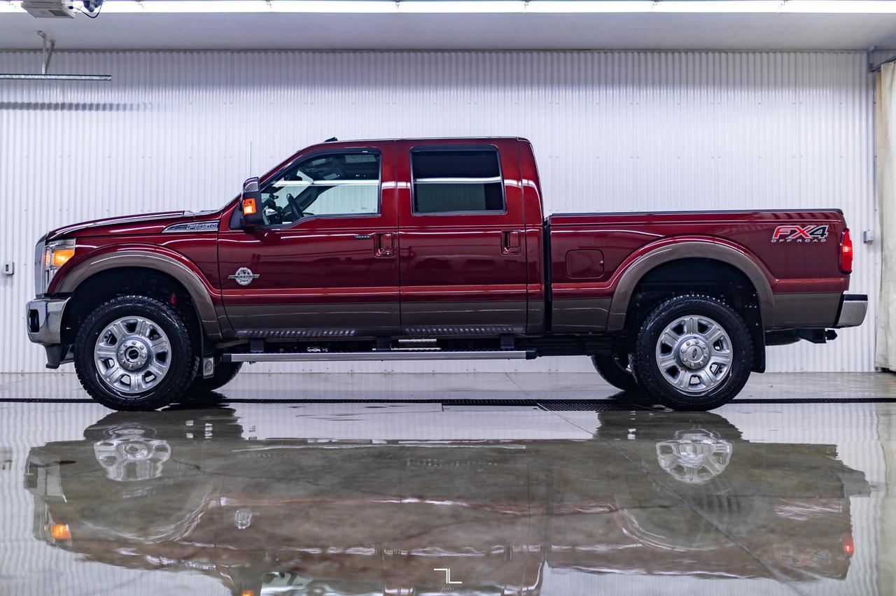 2015 Ford F-350 4x4 Crew Cab Lariat Ultimate Diesel Leather Roof Nav Red Deer AB