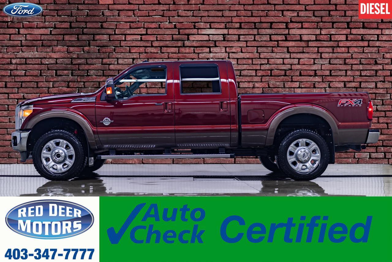 2015 Ford F-350 4x4 Crew Cab Lariat Ultimate Diesel Leather Roof Nav