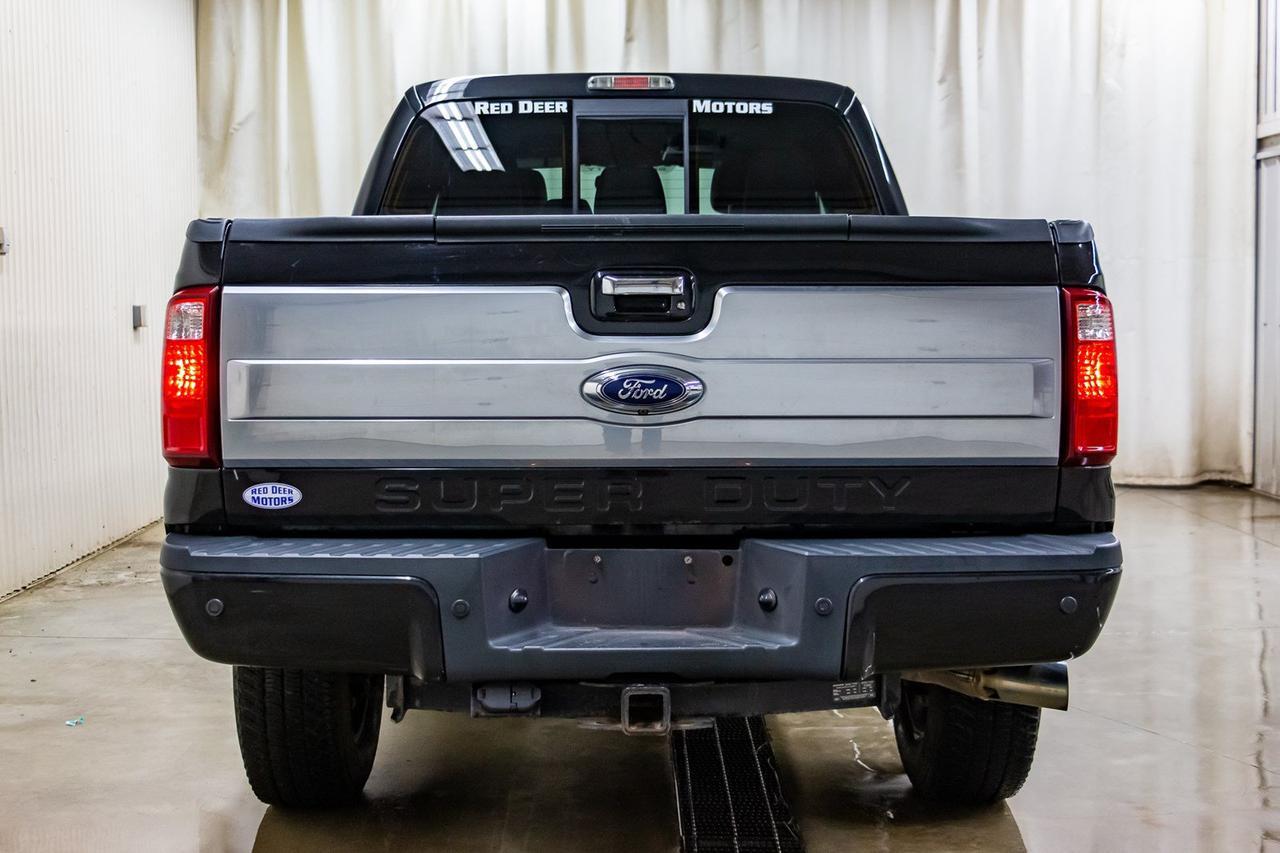 2015 Ford F-350 4x4 Crew Cab Platinum Diesel Leather Roof Nav Red Deer AB