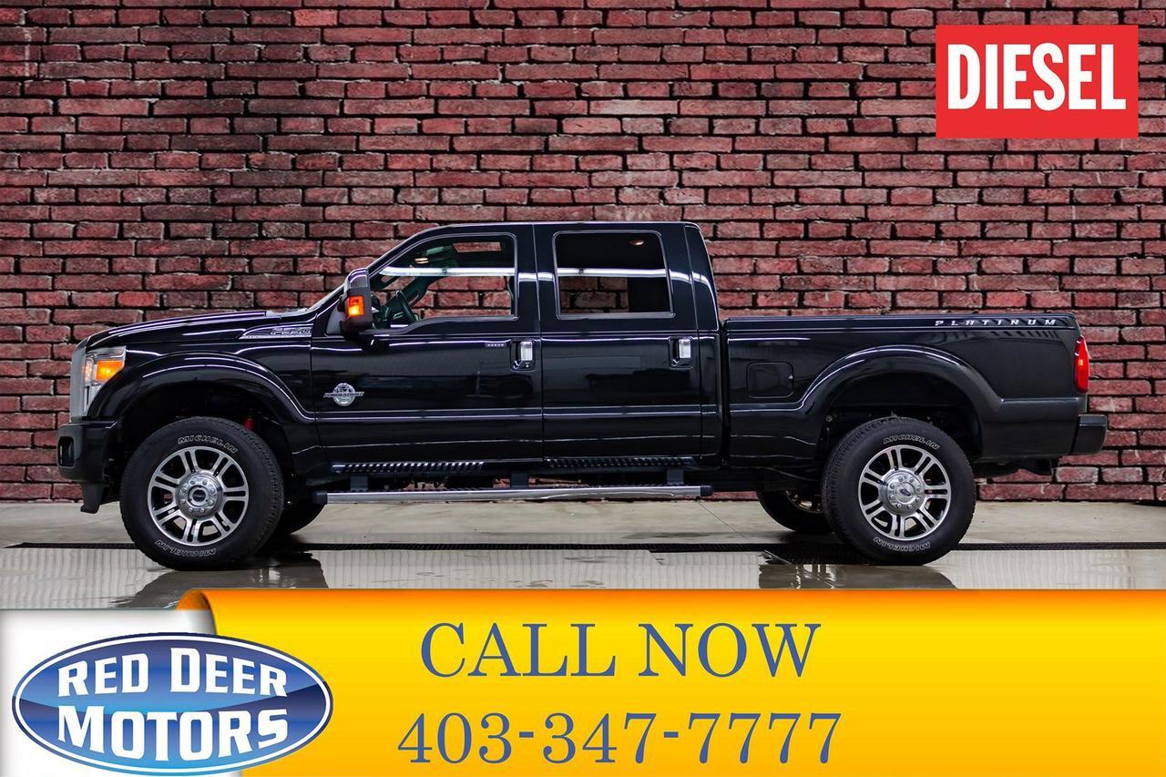 2015 Ford F-350 4x4 Crew Cab Platinum Diesel Leather Roof Nav