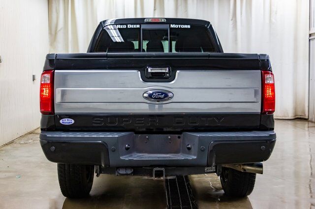 2015 Ford F-350 4x4 Crew Cab Platinum Diesel Leather Roof Nav Red Deer AB