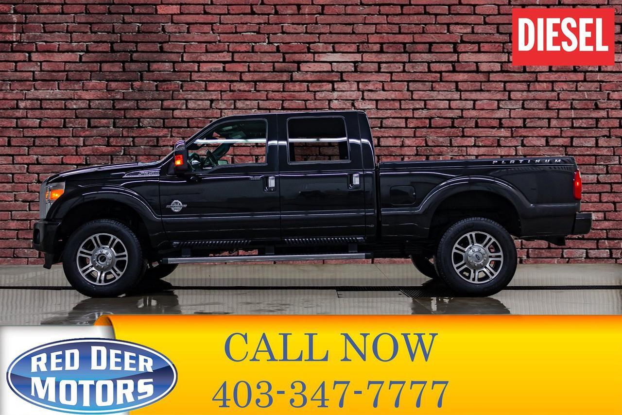 2015 Ford F-350 4x4 Crew Cab Platinum Diesel Leather Roof Nav