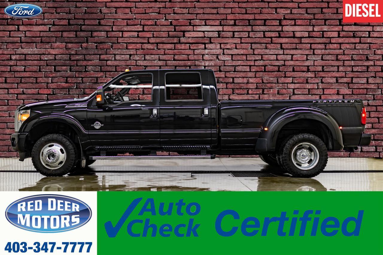2015 Ford F-350 4x4 Crew Cab Platinum Dually Diesel Leather Roof Nav