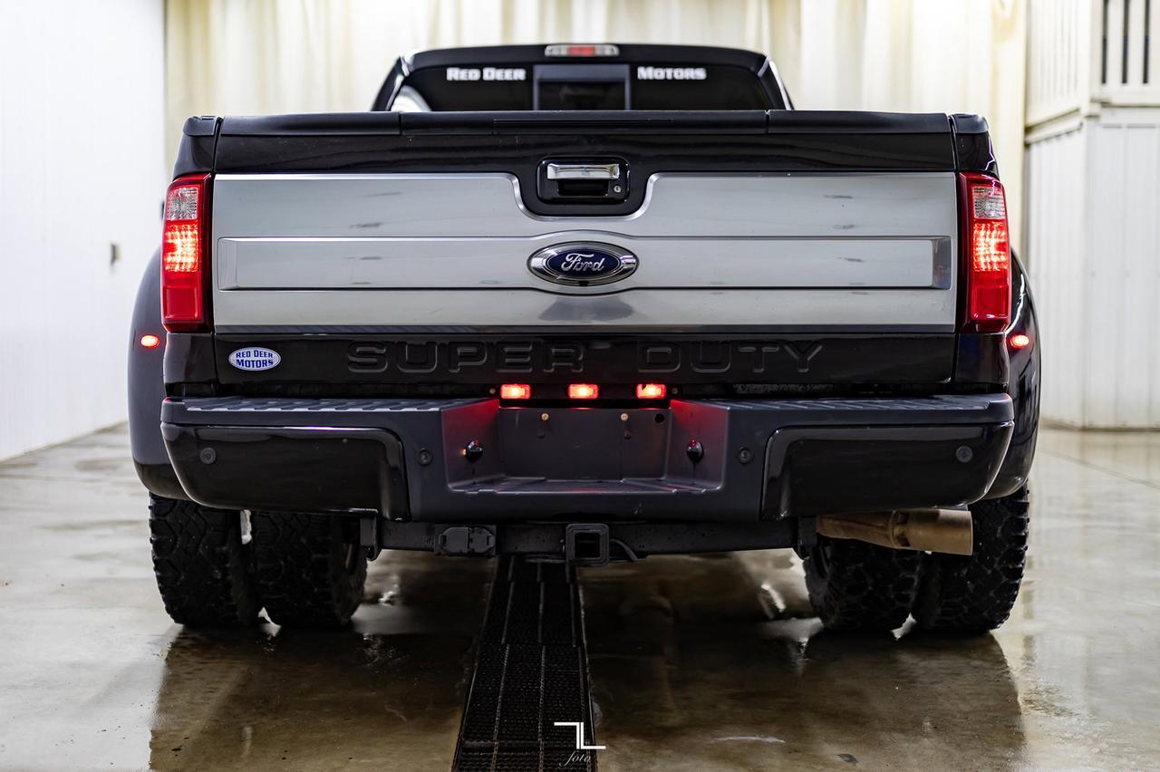 2015 Ford F-350 4x4 Crew Cab Platinum Dually Diesel Leather Roof Nav Red Deer AB