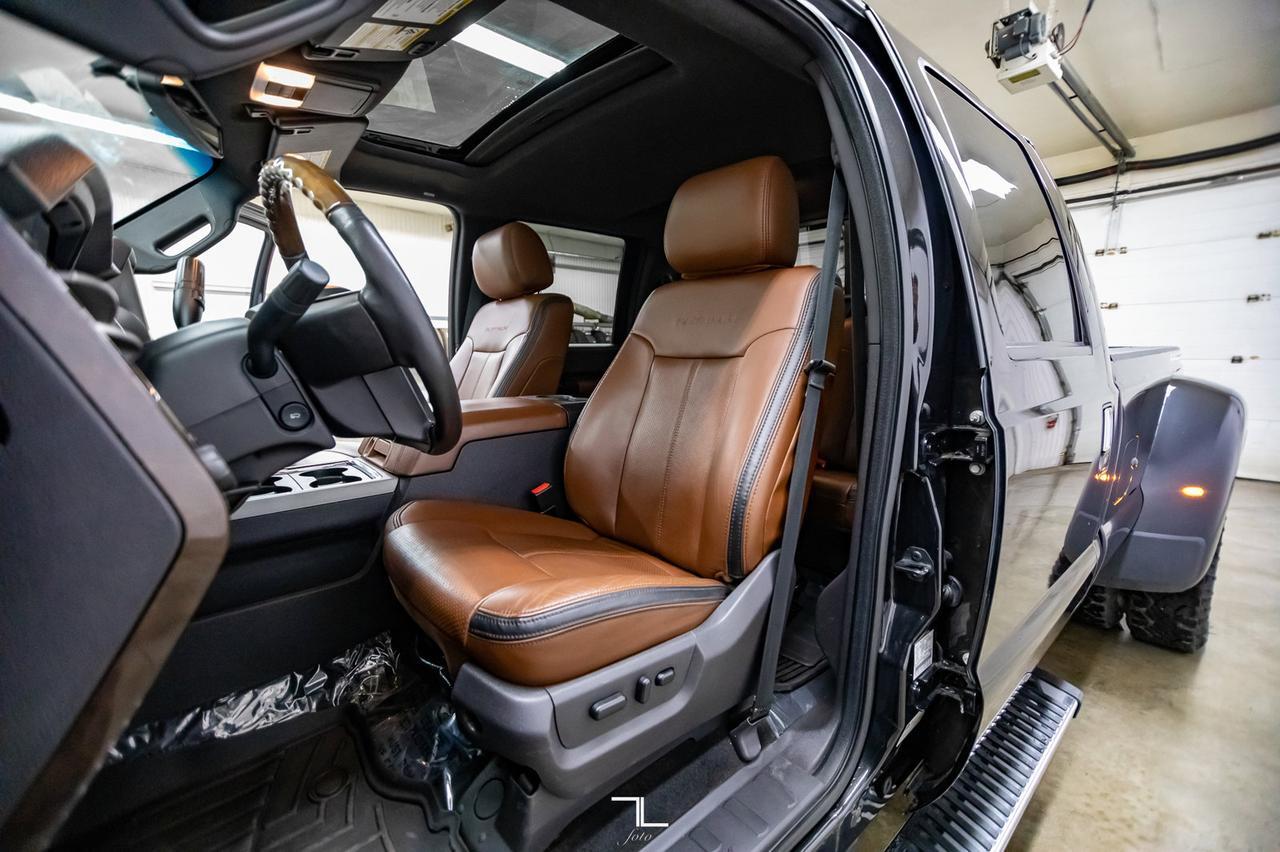 2015 Ford F-350 4x4 Crew Cab Platinum Dually Diesel Leather Roof Nav Red Deer AB