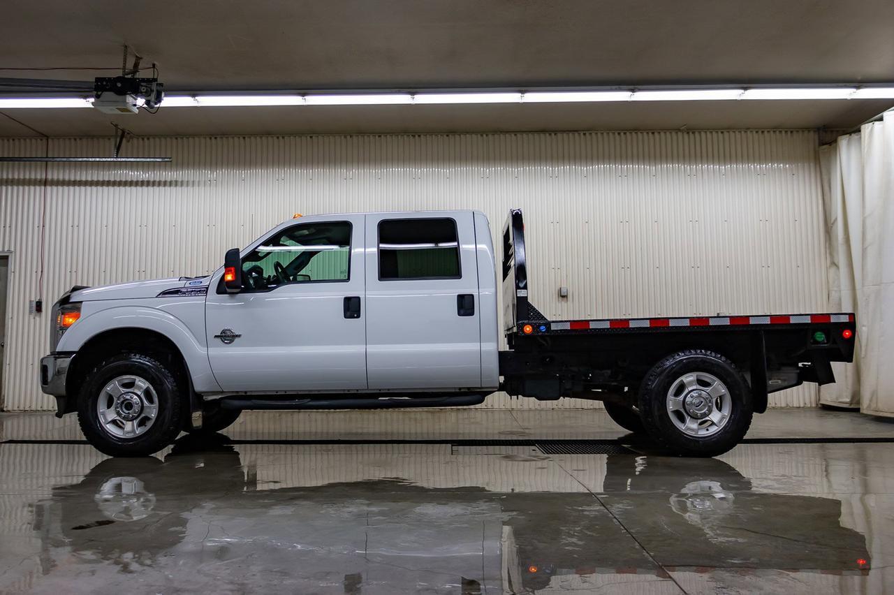 2015 Ford F-350 4x4 Crew Cab XLT Deck Diesel Red Deer AB