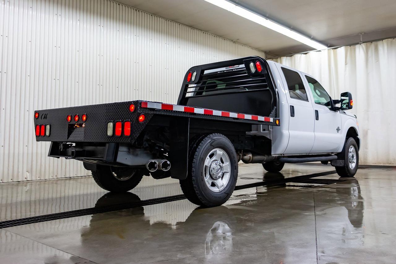 2015 Ford F-350 4x4 Crew Cab XLT Deck Diesel Red Deer AB