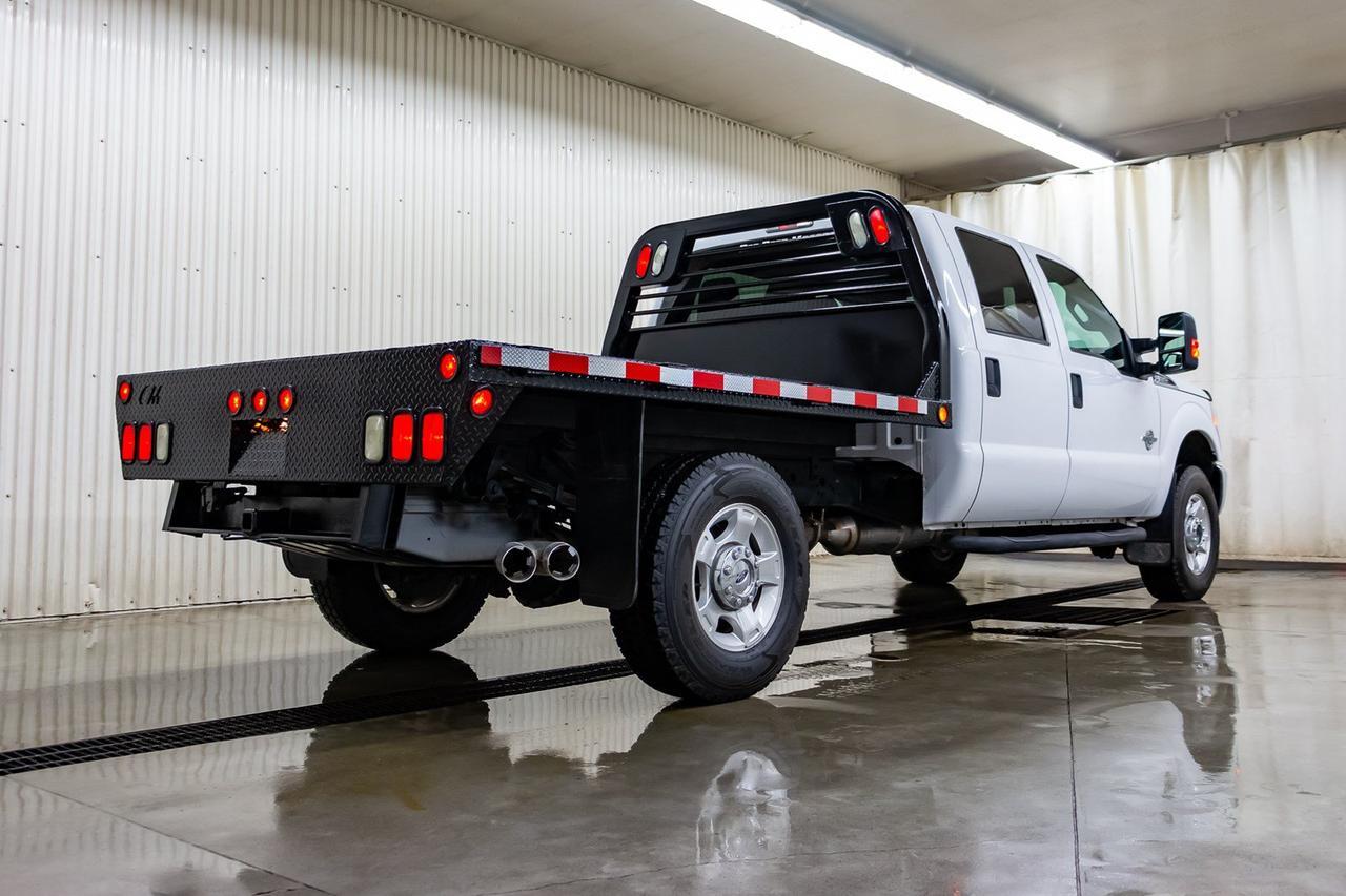 2015 Ford F-350 4x4 Crew Cab XLT Deck Diesel Red Deer AB