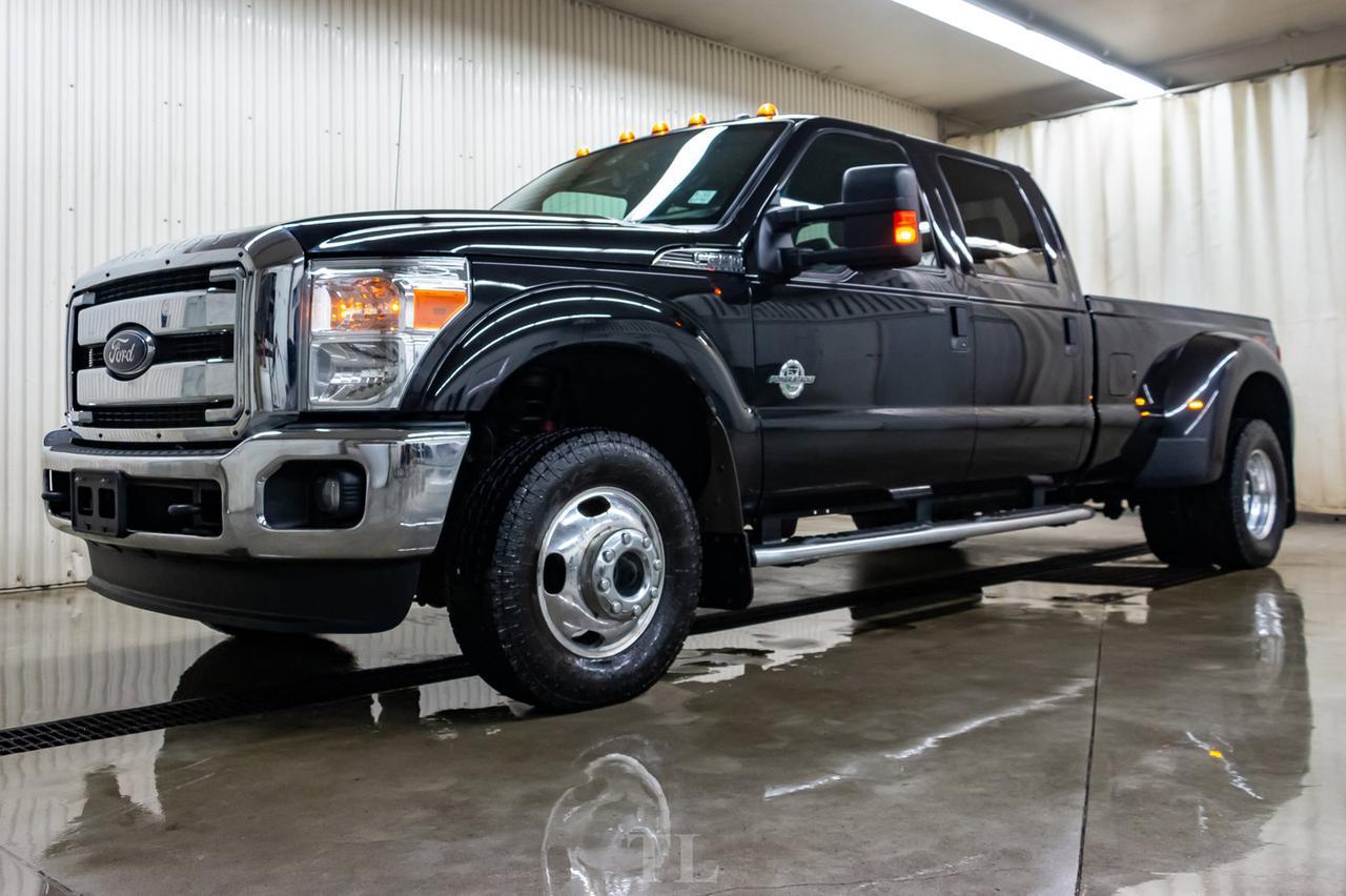 2015 Ford F-350 4x4 Crew Cab XLT FX4 Dually Diesel BCam Red Deer AB