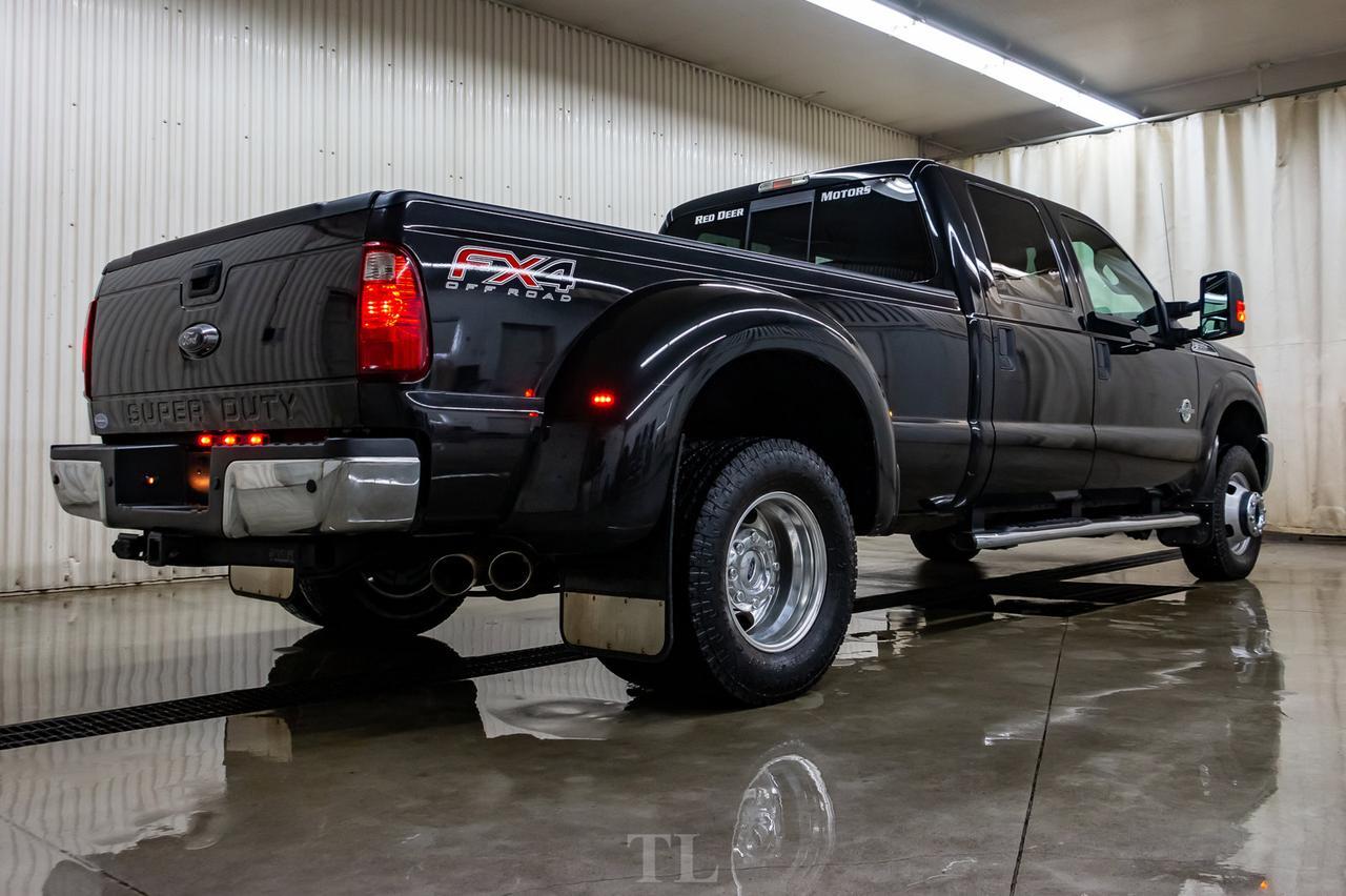 2015 Ford F-350 4x4 Crew Cab XLT FX4 Dually Diesel BCam Red Deer AB