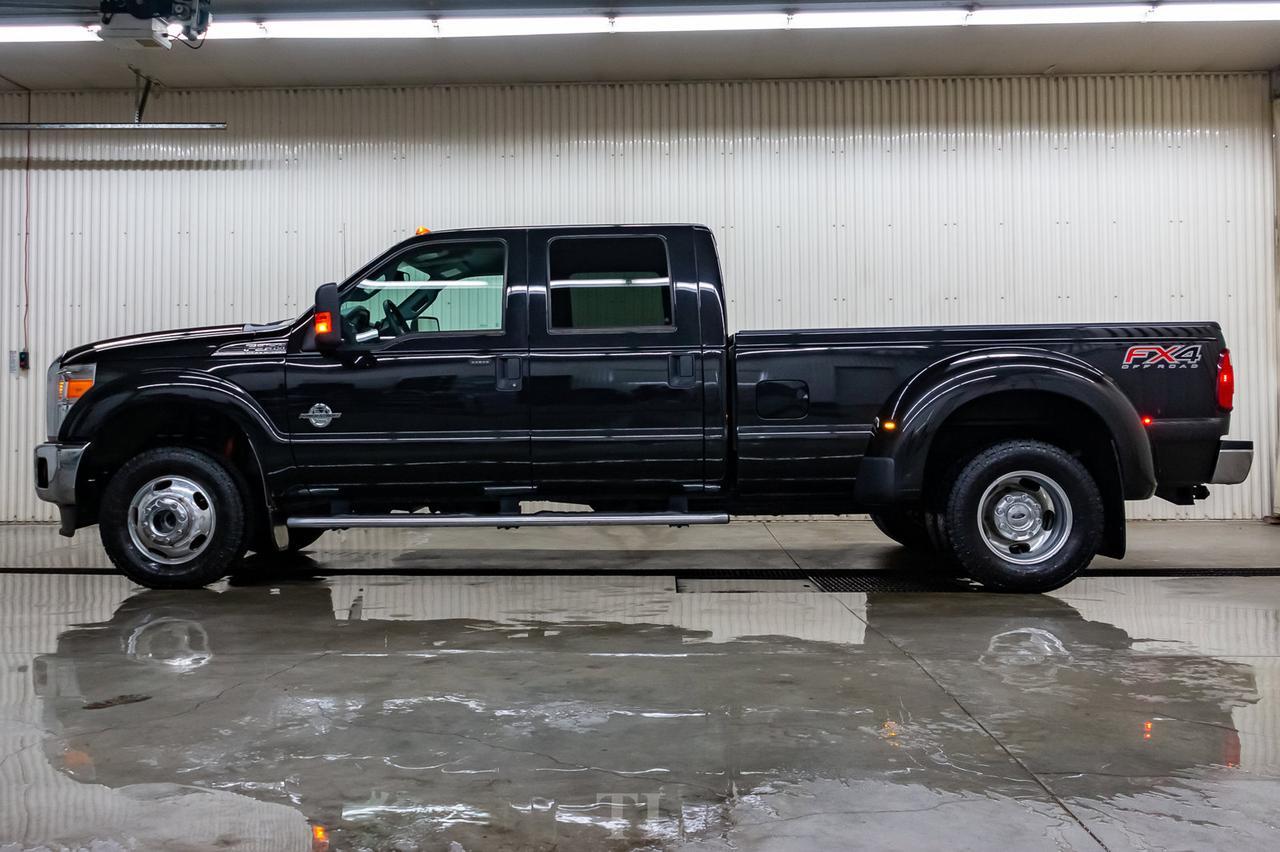 2015 Ford F-350 4x4 Crew Cab XLT FX4 Dually Diesel BCam Red Deer AB