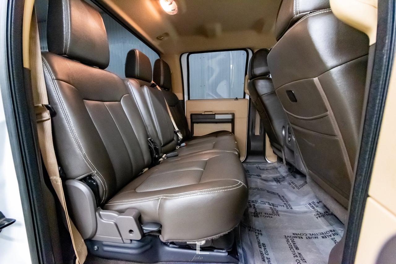 2015 Ford F-350 4x4 Crew Cab XLT Longbox Diesel Leather Red Deer AB