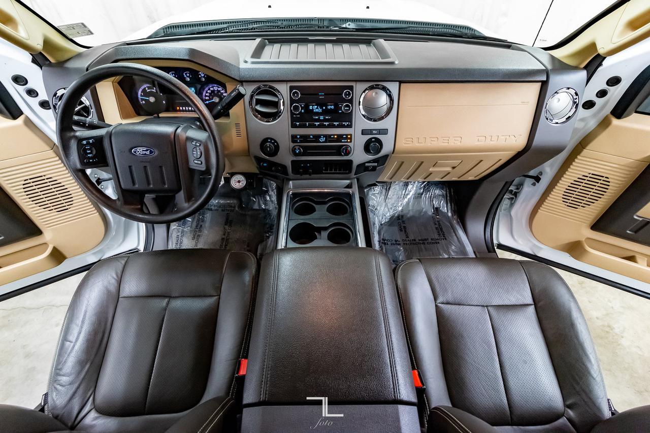 2015 Ford F-350 4x4 Crew Cab XLT Longbox Diesel Leather Red Deer AB