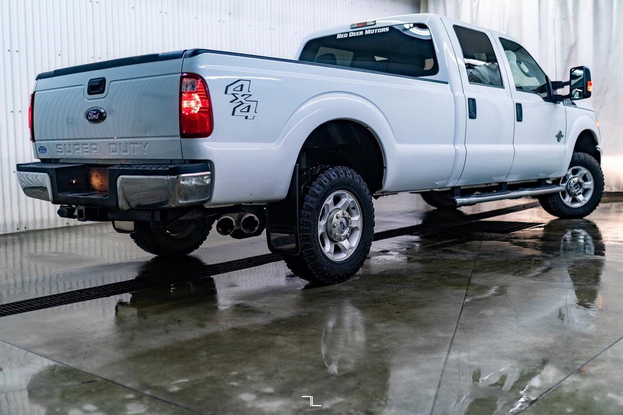 2015 Ford F-350 4x4 Crew Cab XLT Longbox Diesel Red Deer AB