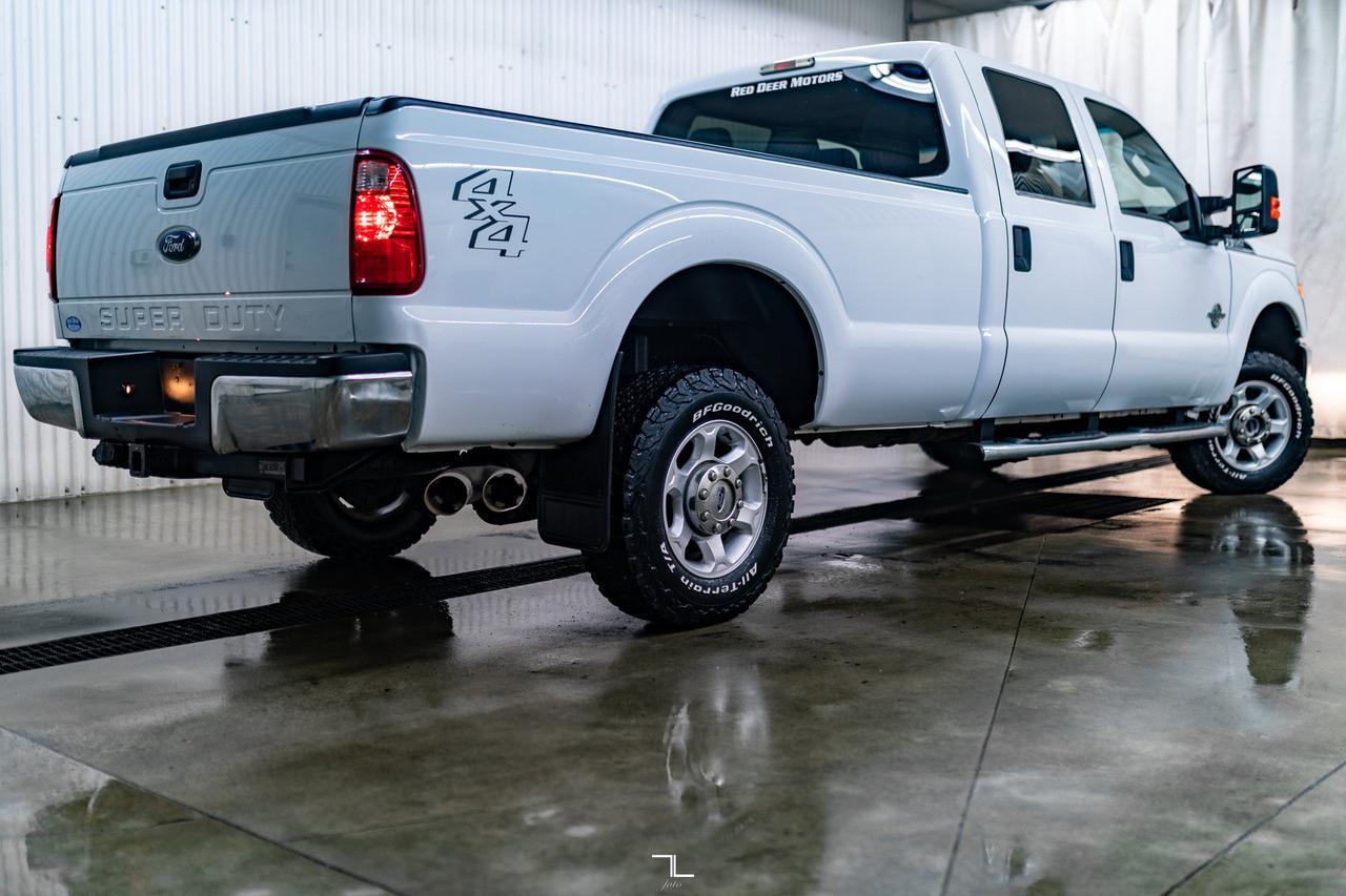 2015 Ford F-350 4x4 Crew Cab XLT Longbox Diesel Red Deer AB