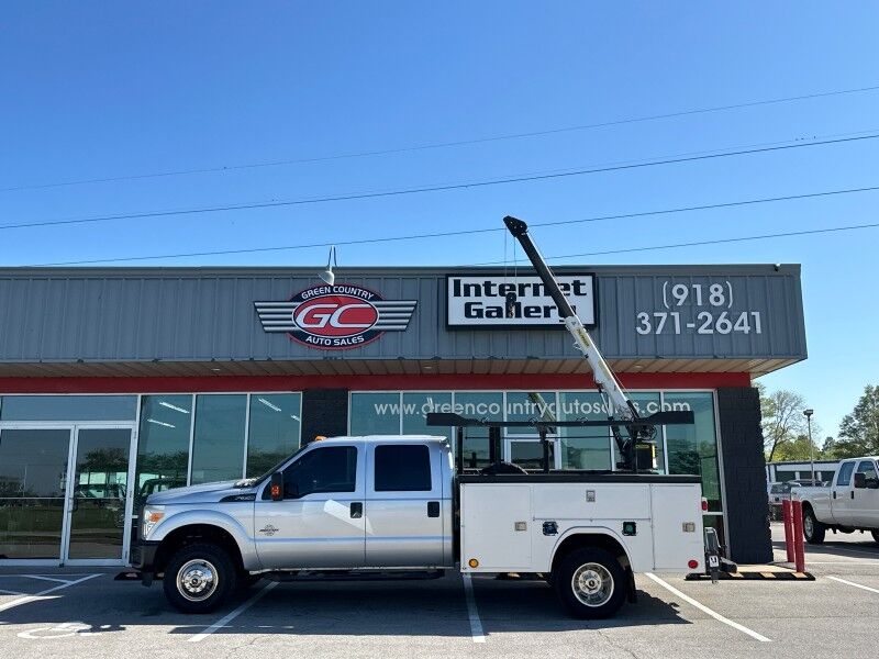 2015 Ford F-350 4x4 Diesel Palfinger Crane XL Collinsville OK