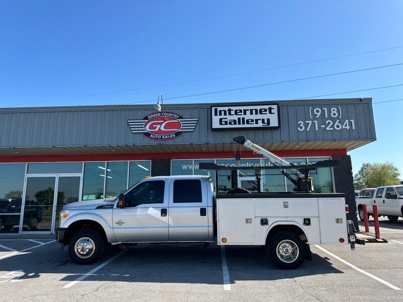 2015 Ford F-350 4x4 Diesel Palfinger Crane XL Collinsville OK