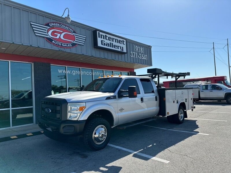 2015 Ford F-350 4x4 Diesel Palfinger Crane XL Collinsville OK