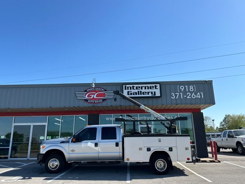 2015 Ford F-350 4x4 Diesel Palfinger Crane XL Collinsville OK