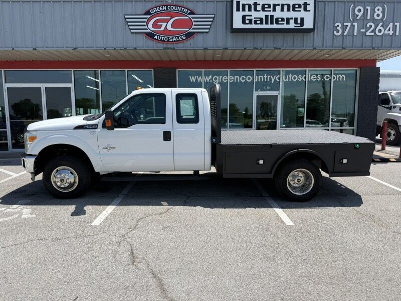 2015 Ford F-350 DRW 4x4 Diesel Flatbed 76k mi's XL Collinsville OK
