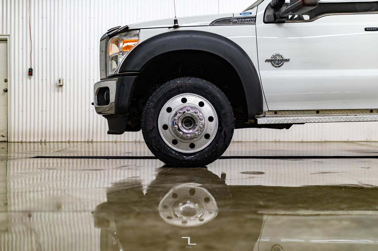 2015 Ford F-450 4x4 Crew Cab XLT Dually Deck Diesel VMAC Red Deer AB