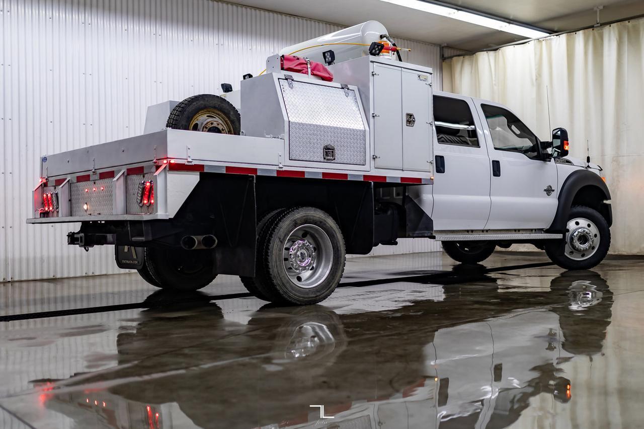 2015 Ford F-450 4x4 Crew Cab XLT Dually Deck Diesel VMAC Red Deer AB
