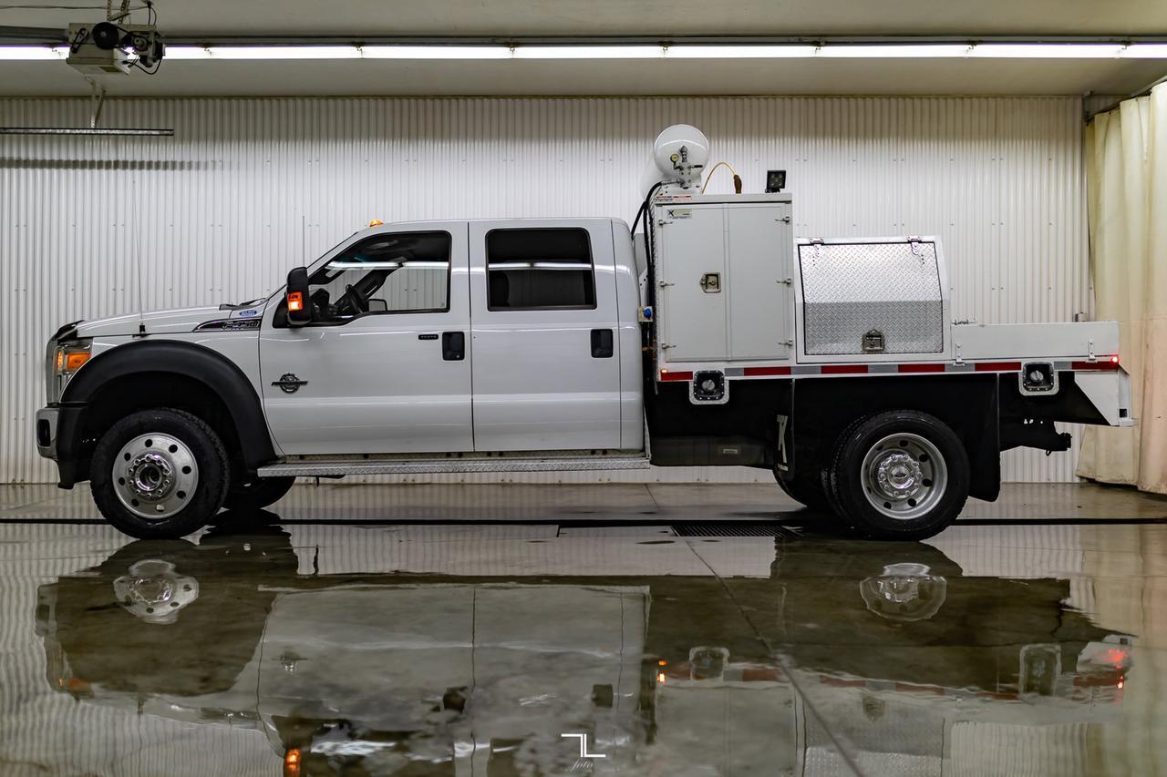 2015 Ford F-450 4x4 Crew Cab XLT Dually Deck Diesel VMAC Red Deer AB