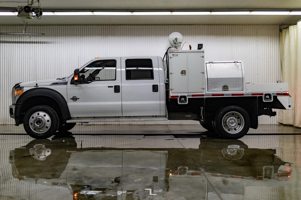 2015 Ford F-450 4x4 Crew Cab XLT Dually Deck Diesel VMAC Red Deer AB