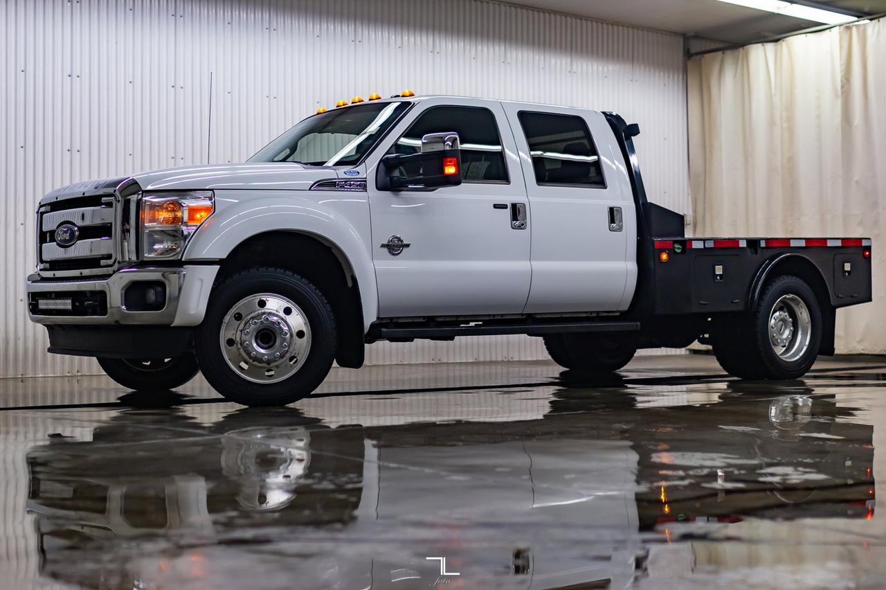 2015 Ford F-450 4x4 Crew Cab XLT Dually Diesel Deck Red Deer AB