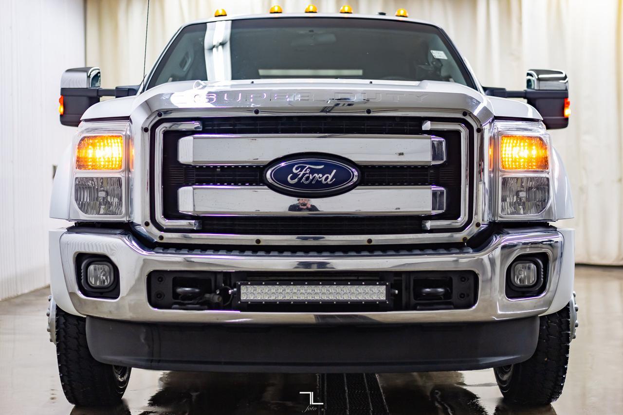 2015 Ford F-450 4x4 Crew Cab XLT Dually Diesel Deck Red Deer AB