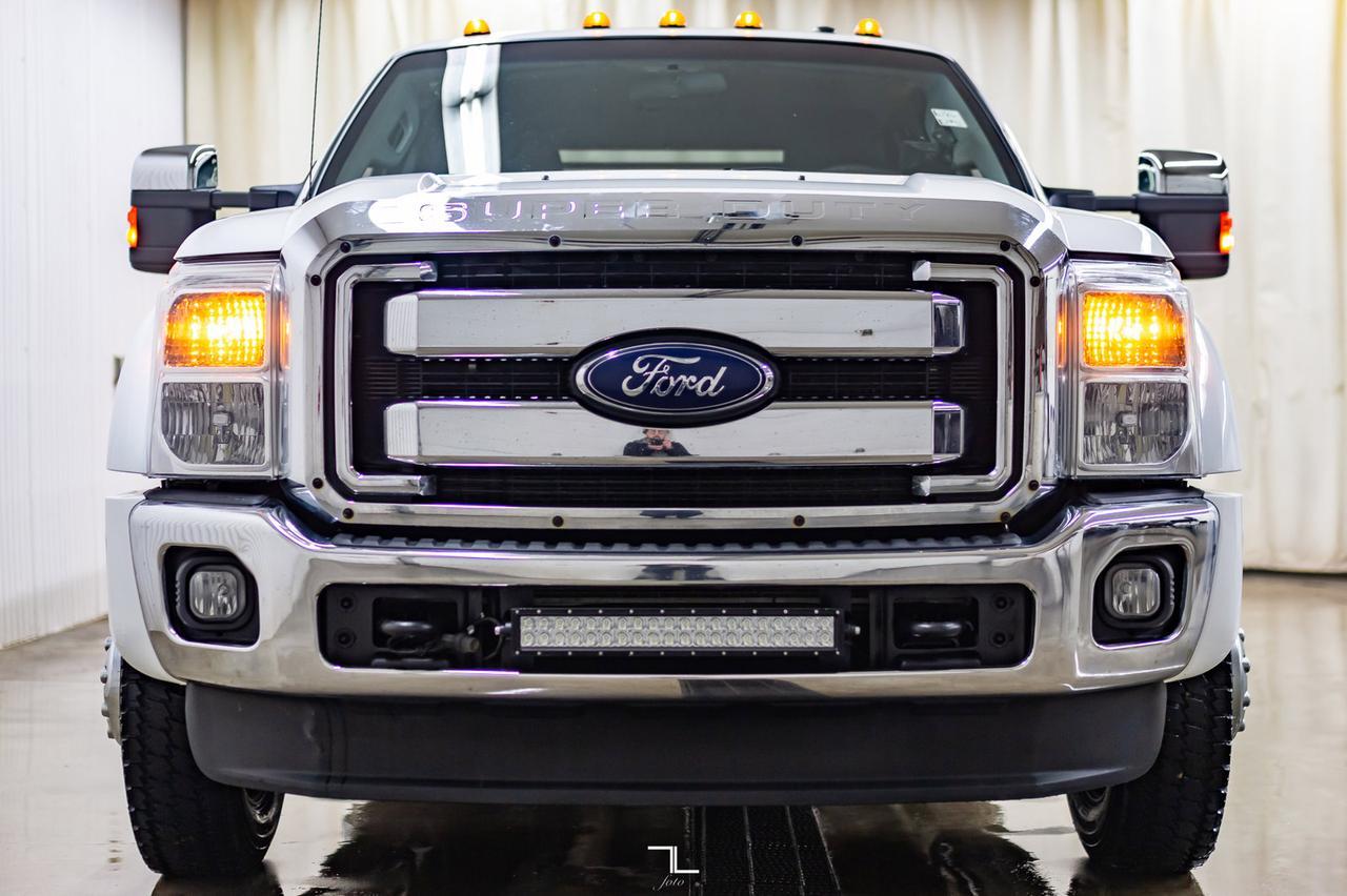 2015 Ford F-450 4x4 Crew Cab XLT Dually Diesel Deck Red Deer AB