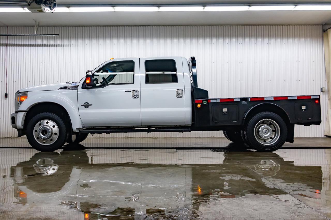 2015 Ford F-450 4x4 Crew Cab XLT Dually Diesel Deck Red Deer AB