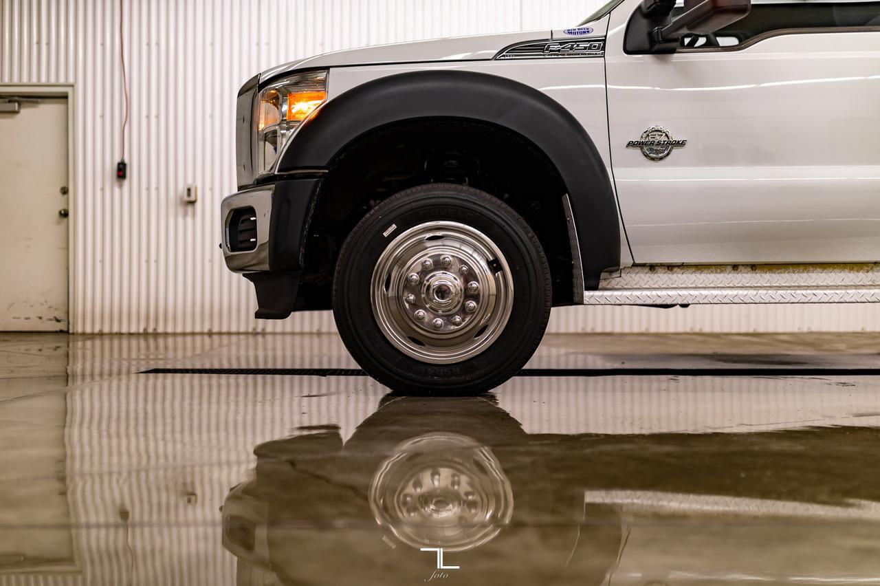 2015 Ford F-450 4x4 Crew Cab XLT Dually Mechanics Box Diesel Red Deer AB