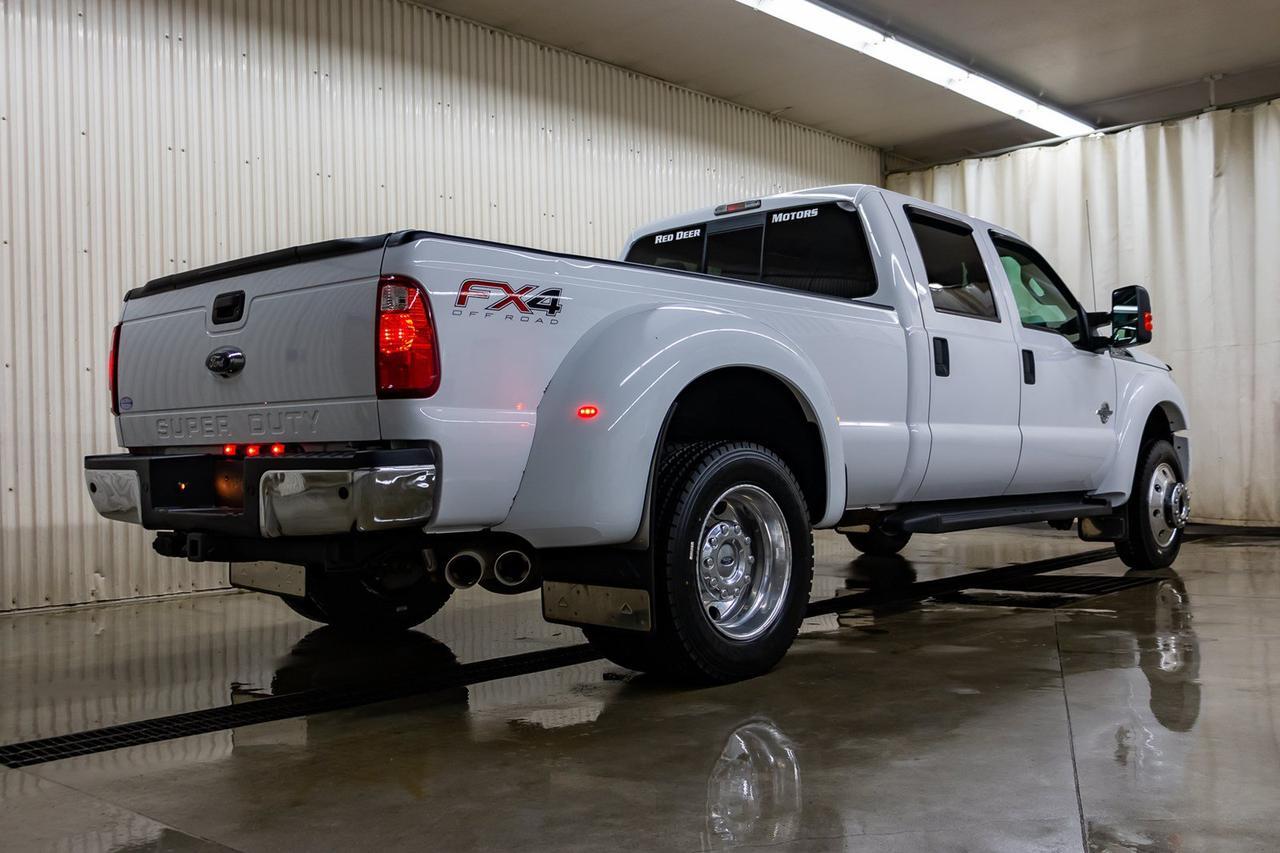 2015 Ford F-450 4x4 Crew Cab XLT FX4 Dually Diesel Red Deer AB