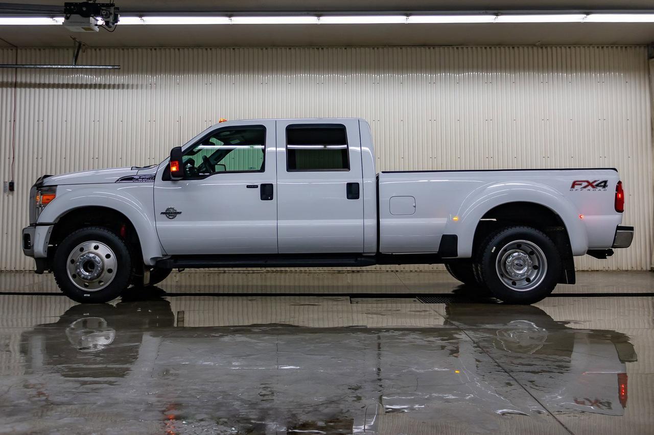 2015 Ford F-450 4x4 Crew Cab XLT FX4 Dually Diesel Red Deer AB