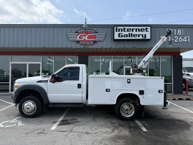 2015 Ford F-450 4x4 V10 AutoCrane Utility 38k mi's XL Collinsville OK