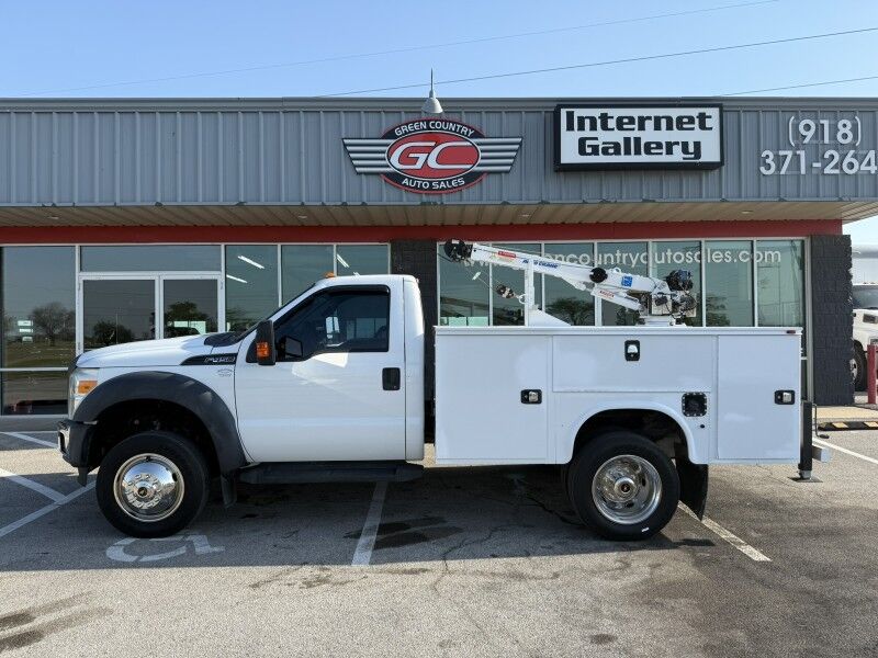2015 Ford F-450 4x4 V10 AutoCrane Utility 38k mi's XL Collinsville OK