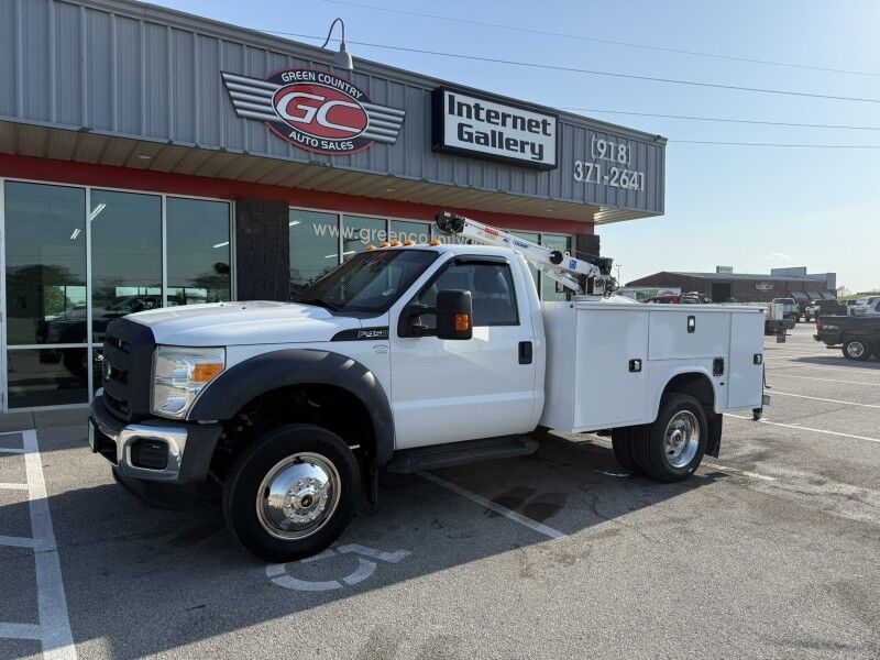 2015 Ford F-450 4x4 V10 AutoCrane Utility 38k mi's XL Collinsville OK