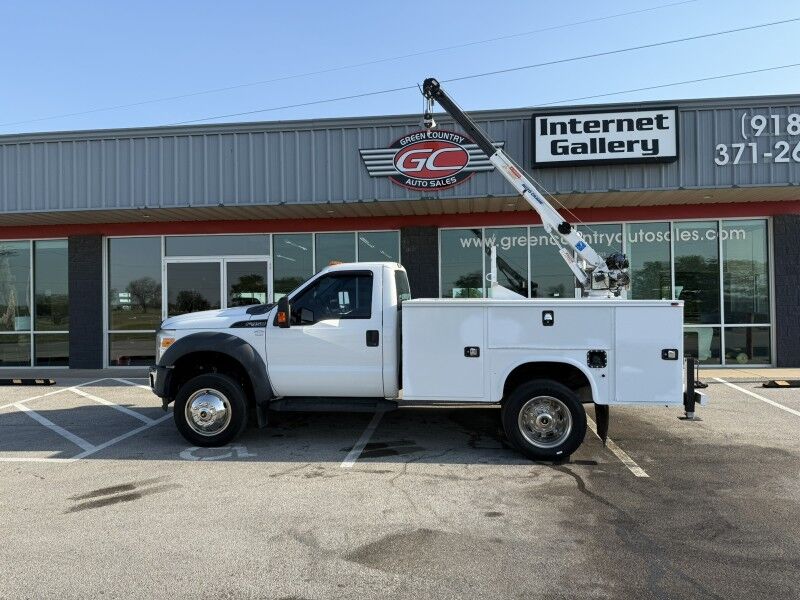 2015 Ford F-450 4x4 V10 AutoCrane Utility 38k mi's XL Collinsville OK