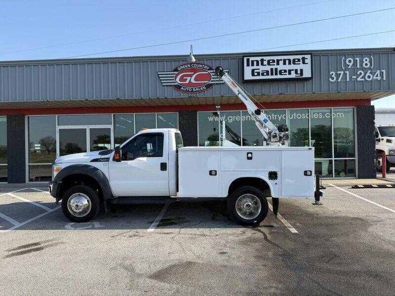 2015 Ford F-450 4x4 V10 AutoCrane Utility 38k mi's XL Collinsville OK