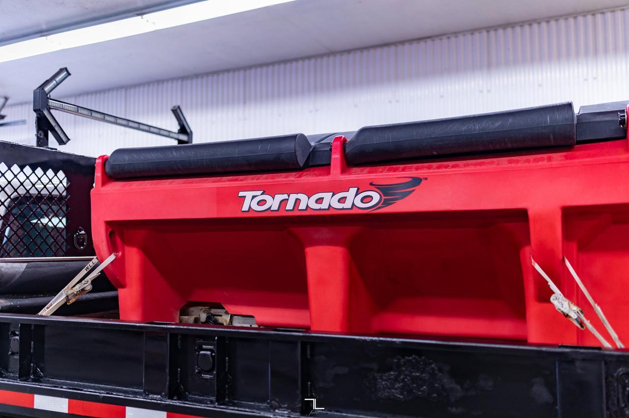 2015 Ford F-550 4x4 Crew Cab XL Plow Sander Tilt Deck Diesel Red Deer AB