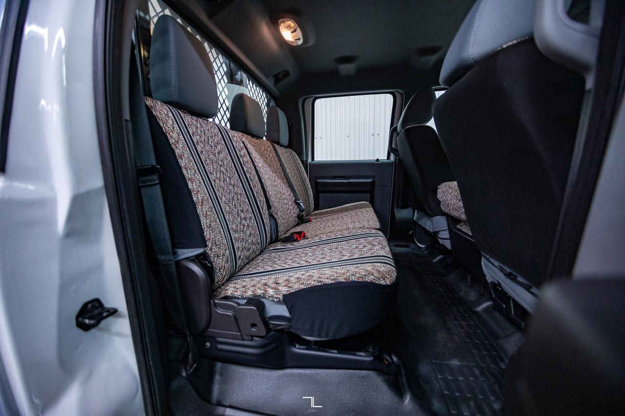 2015 Ford F-550 4x4 Crew Cab XL Plow Sander Tilt Deck Diesel Red Deer AB