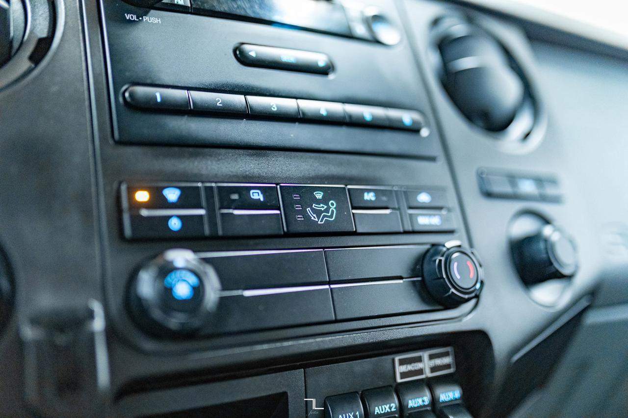 2015 Ford F-550 4x4 Crew Cab XL Plow Sander Tilt Deck Diesel Red Deer AB